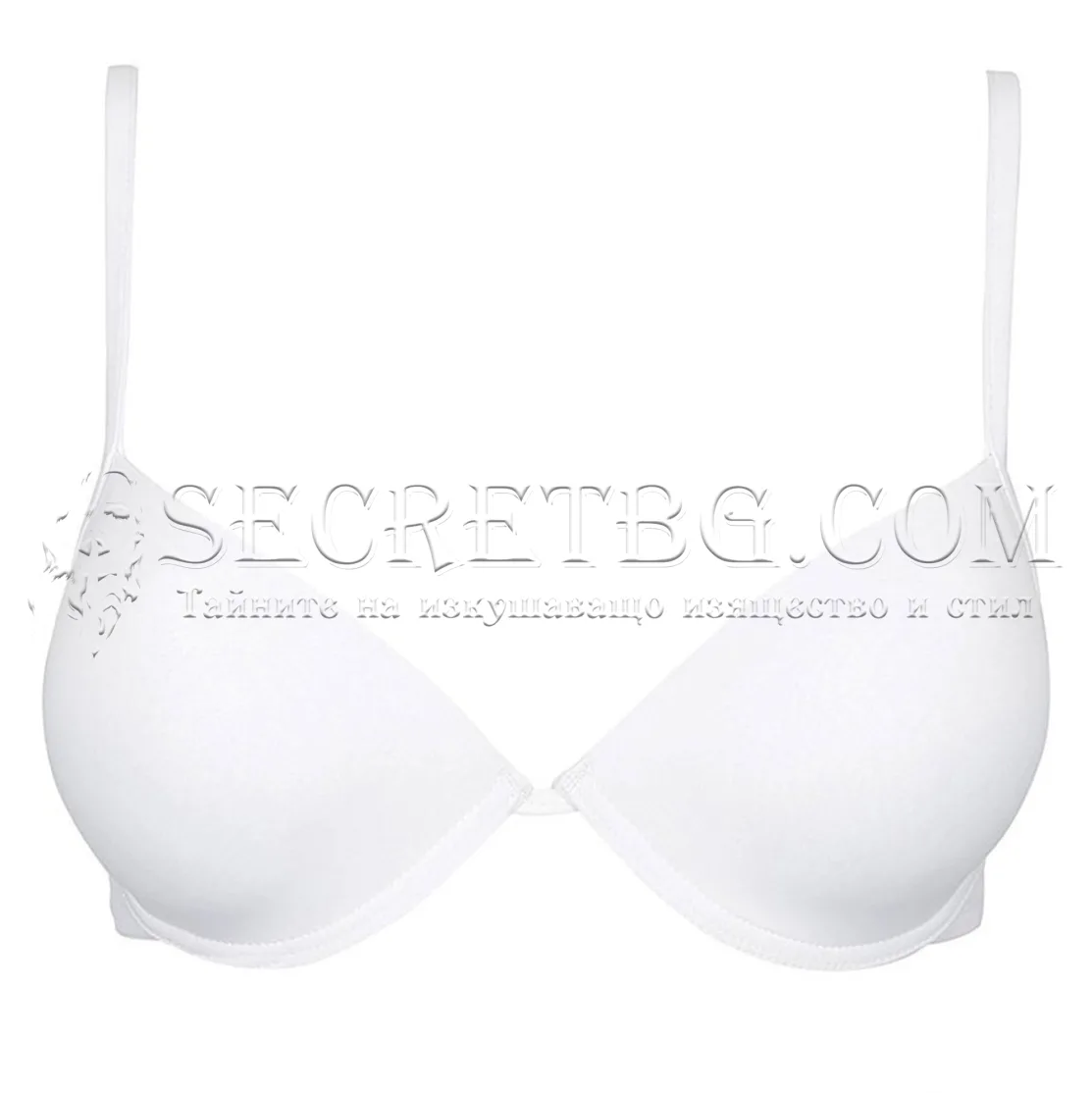 Сутиен Cotonella 8643 Изчистен с Отворени Чашки и Push Up Ефект бял
