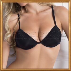 Сутиен Cotonella 8643 Изчистен с Отворени Чашки и Push Up Ефект черен