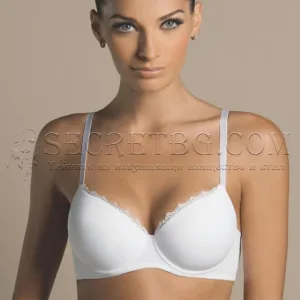 Сутиен Laura Biagiotti 90620 Класически Модел с Оформени Чашки бял