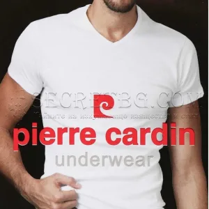 Мъжка Тениска с V Образно Делкоте Pierre Cardin 251