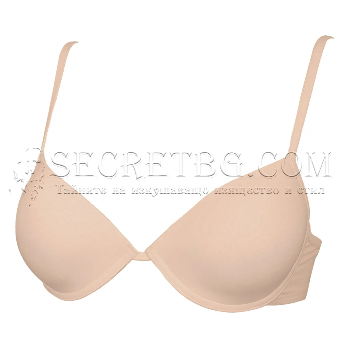 Сутиен Cotonella 8643 Изчистен с Отворени Чашки и Push Up Ефект телесен