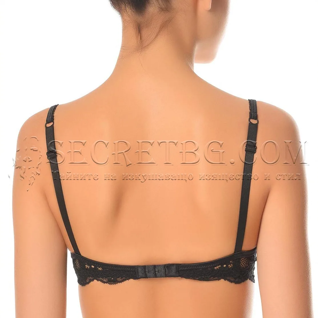 Сутиен Leilieve 801 изчистен с лек Push Up ефект черен