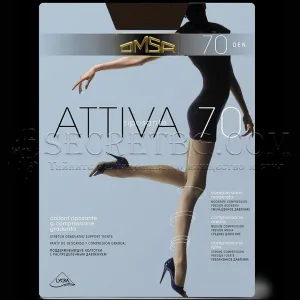 Чорапогащник Omsa Attiva 70