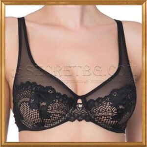 Сутиен Triumph Trendy Lace W Лек дантелен минимайзер сутиен Triumph, сутиен с 3D банели Triumph.