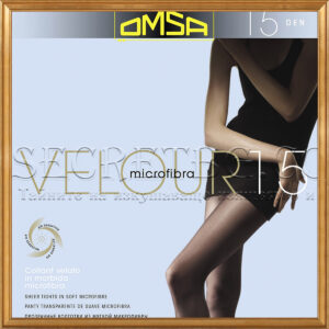 Безшевен Чорапогащник Omsa Velour 15
