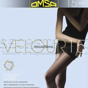 Безшевен Чорапогащник Omsa Velour 15