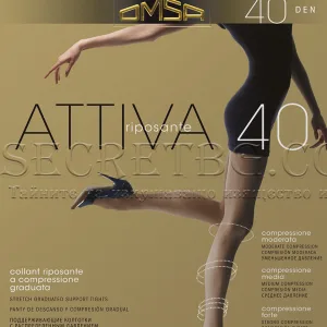 Чорапогащник Omsa Attiva 40 den Compressione