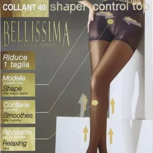 Оформящ и стягащ чорапогащник Bellissima Tights Top 40 Shaper
