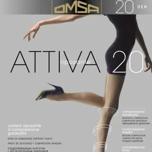 Масажен Чорапогащник Omsa Attiva 20