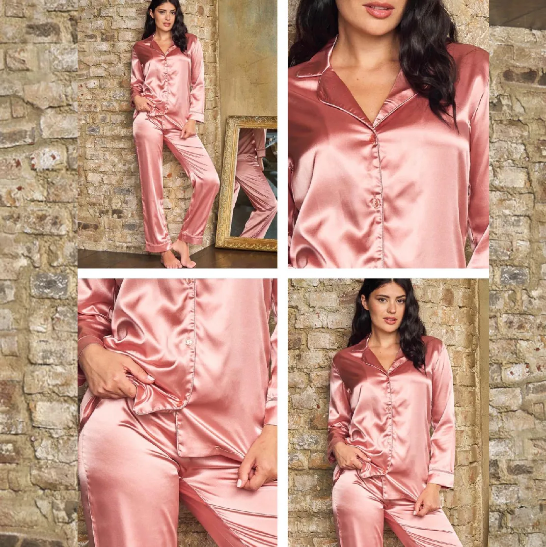 Сатенена пижама Love and Bra 107499