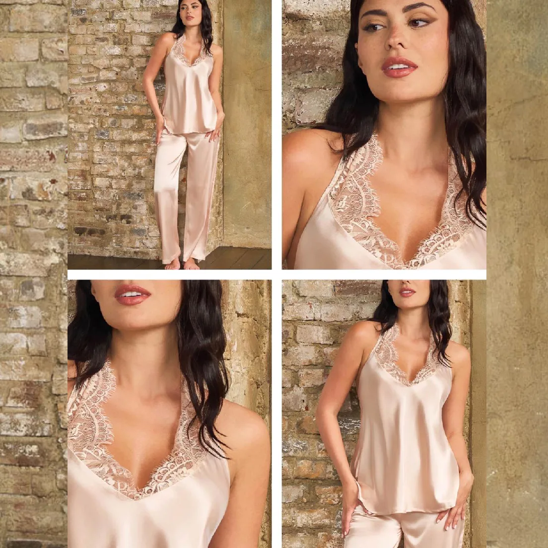 Сатенена пижама Love and Bra 107899