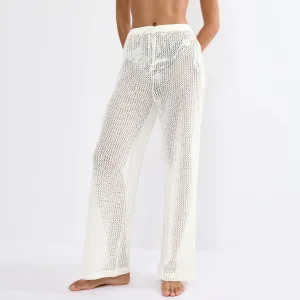 Плажни Панталони Triumph Beach MyWear Crochet Trousers - Бял