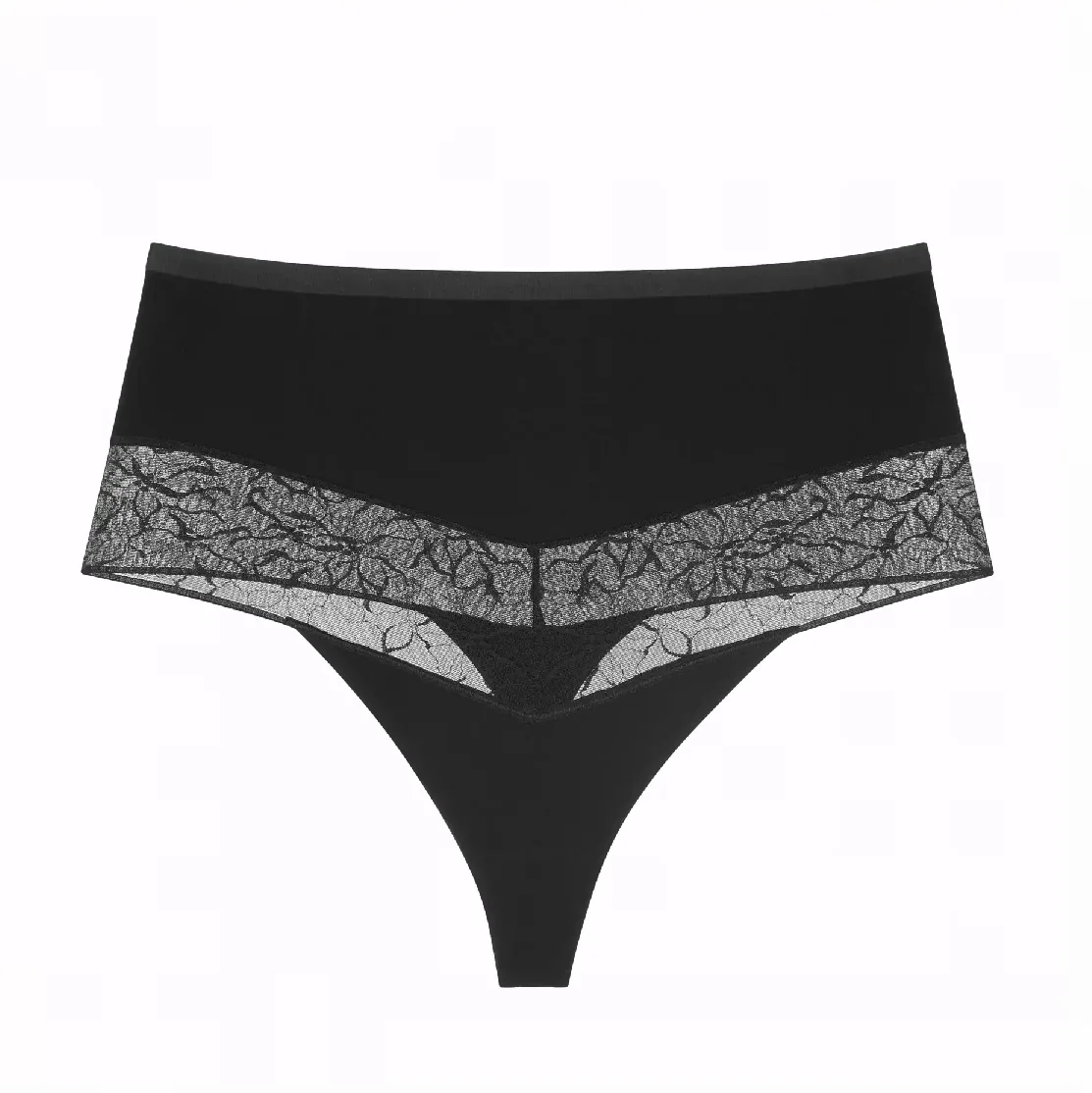 Оформящи Прашки Triumph Comfort Contour Highwaist String - черно