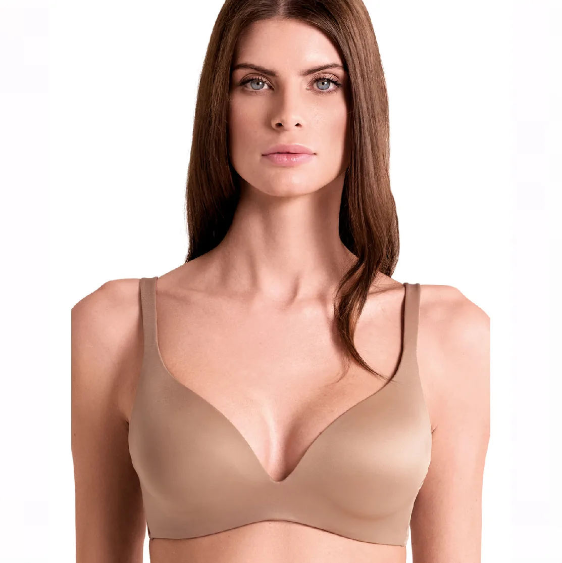 Сутиен без банели Lormar Triangolo Shine - Bronze