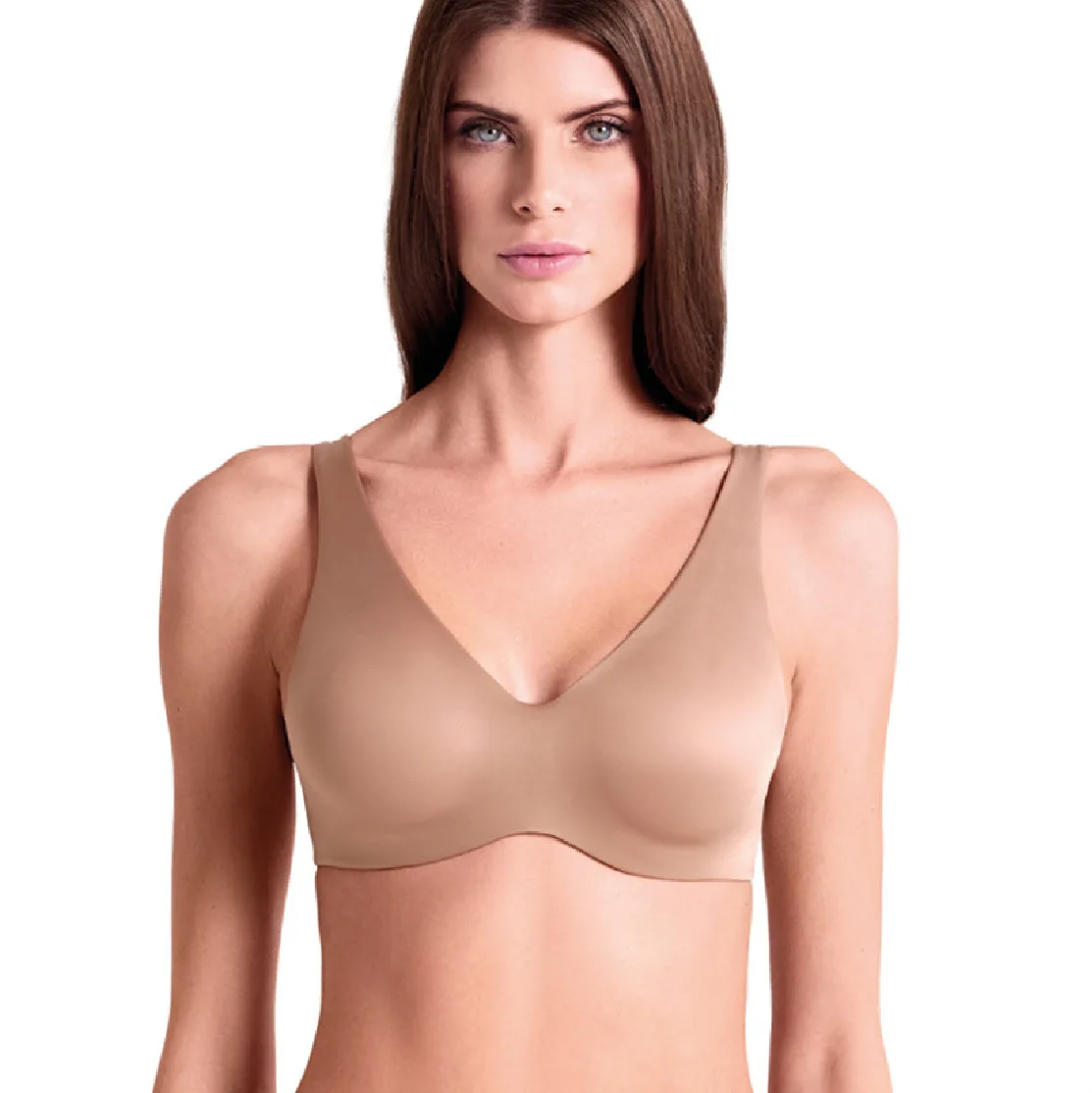 Сутиен без банели Lormar Triangolo Shine - Bronze