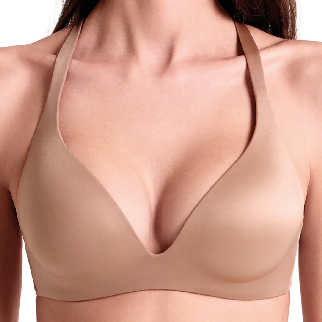 Сутиен без банели Lormar Triangolo Shine - Bronze