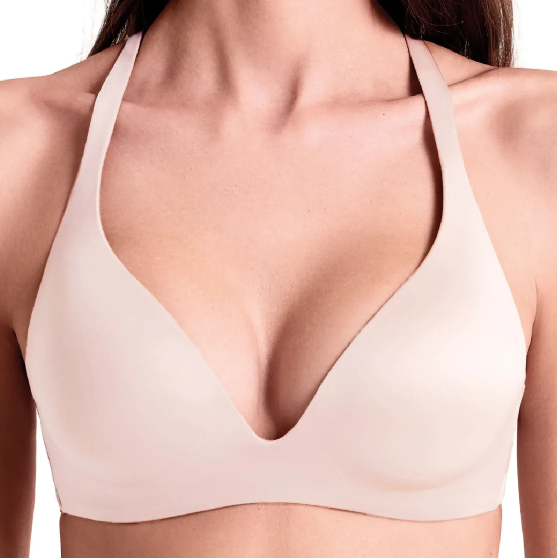 Сутиен без банели Lormar Triangolo Shine - Талк
