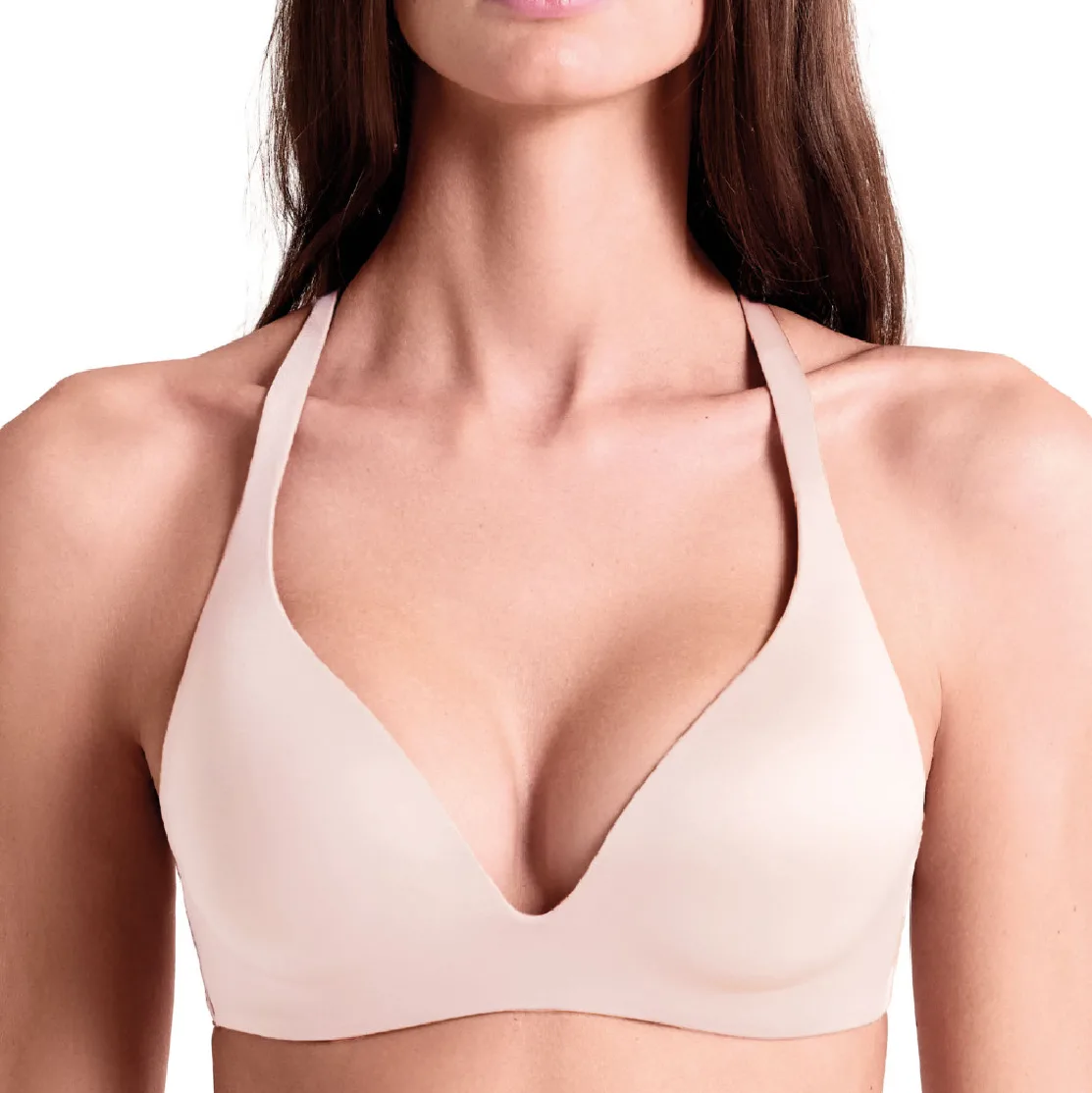 Сутиен без банели Lormar Triangolo Shine - Талк